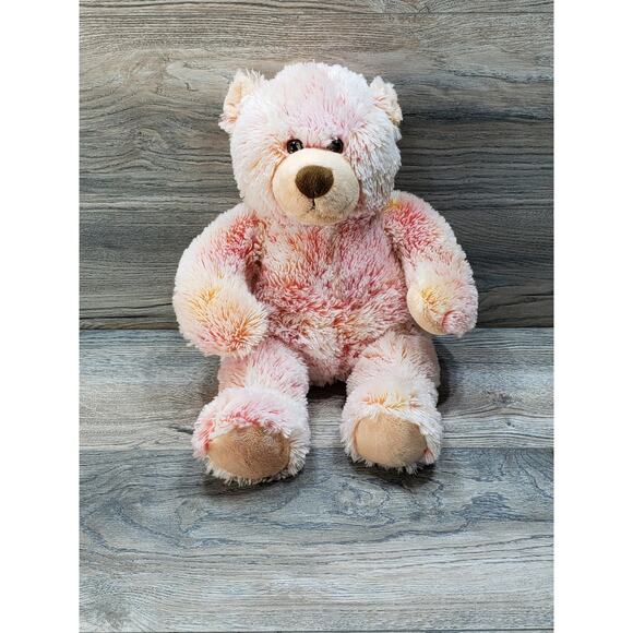 Build-A-Bear Workshop Plush Sherbet Swirl Orange Peach Cream Teddy Bear - Picture 1 of 7